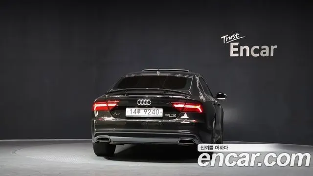 AUDI A7 2016 — 136 412 км, светло-золотистый, Корея — под ключ — фото 4