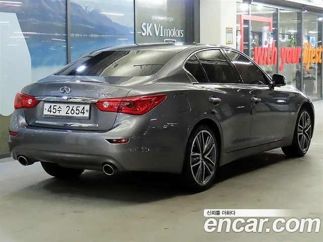 INFINITI Q50 2014 — 149 853 км, серый, Корея — под ключ — фото 2