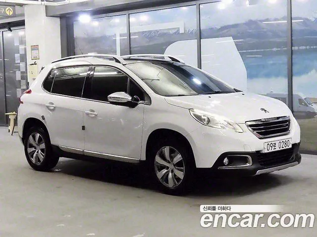 PEUGEOT 2008 2015 — 66 165 км, белый, Корея — под ключ — фото 1