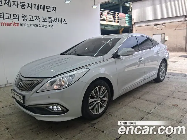 HYUNDAI GRANDEUR 2015 — 37 580 км, серебристый, Корея — под ключ — фото 2