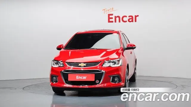 CHEVROLET AVEO SEDAN 2017 — 141 825 км, красный, Корея — под ключ — фото 3