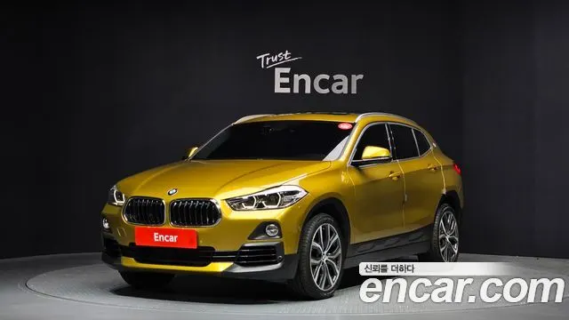 BMW X2 2020 — 57 544 км, золотистый, Корея — под ключ — фото 1