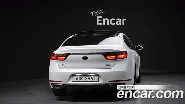 KIA K7 HYBRID 2017 — 139 765 км, белый, Корея — под ключ — фото 4