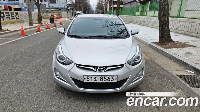 HYUNDAI AVANTE 2015 — 158 707 км, серебристый, Корея — под ключ — фото 11