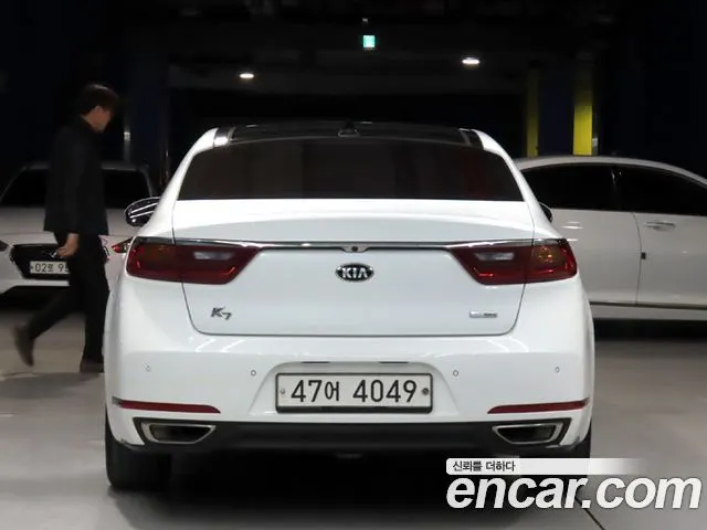 KIA K7 HYBRID 2017 — 98 955 км, белый, Корея — под ключ — фото 4