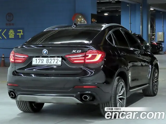 BMW X6 2015 — 182 122 км, чёрный, Корея — под ключ — фото 2