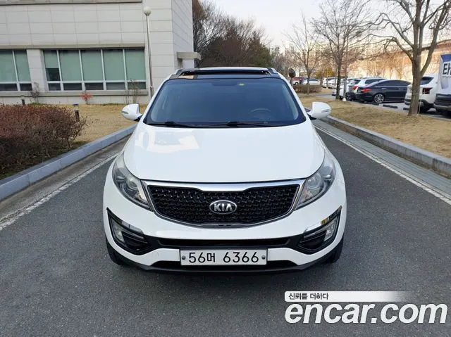 KIA SPORTAGE R 2014 — 55 000 км, белый, Корея — под ключ — фото 8