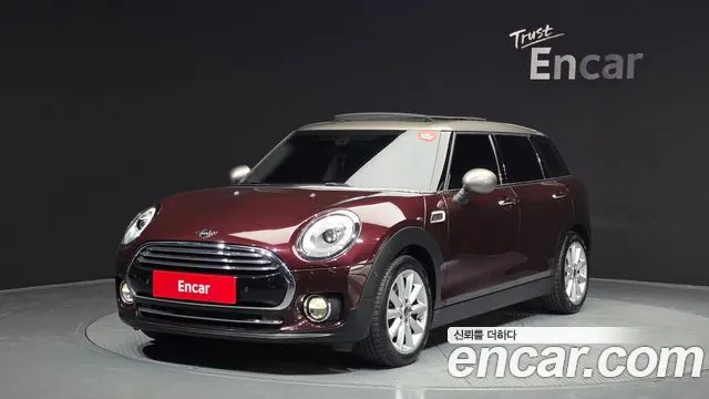 MINI COOPER D CLUBMAN 2016 — 128 768 км, бордовый, Корея — под ключ — фото 1