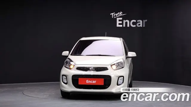 KIA MORNING 2016 — 165 016 км, белый-перламутр, Корея — под ключ — фото 3