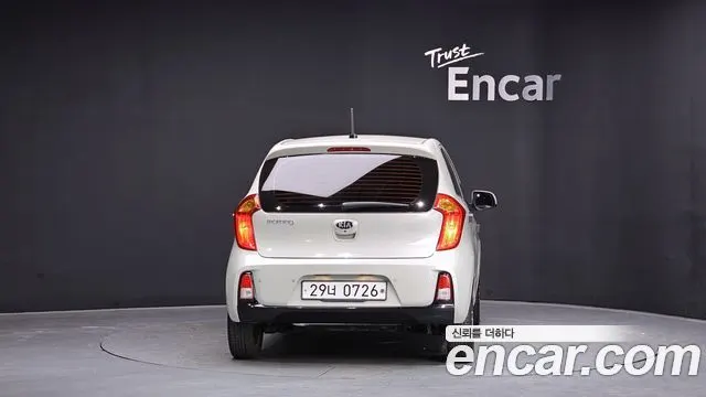 KIA MORNING 2016 — 165 016 км, белый-перламутр, Корея — под ключ — фото 4
