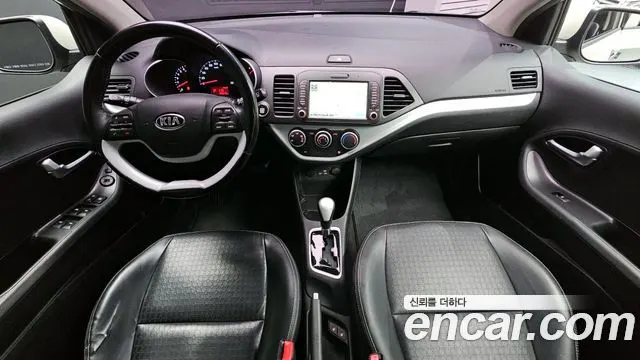 KIA MORNING 2016 — 165 016 км, белый-перламутр, Корея — под ключ — фото 7