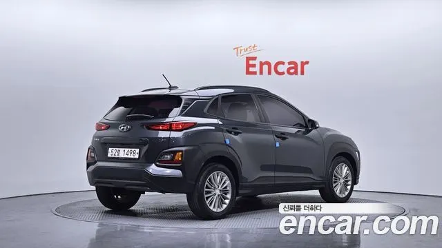 HYUNDAI KONA 2018 — 102 875 км, голубой, Корея — под ключ — фото 2