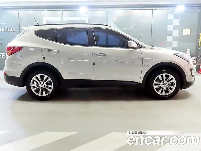HYUNDAI SANTA FE 2014 — 177 732 км, белый-перламутр, Корея — под ключ — фото 3