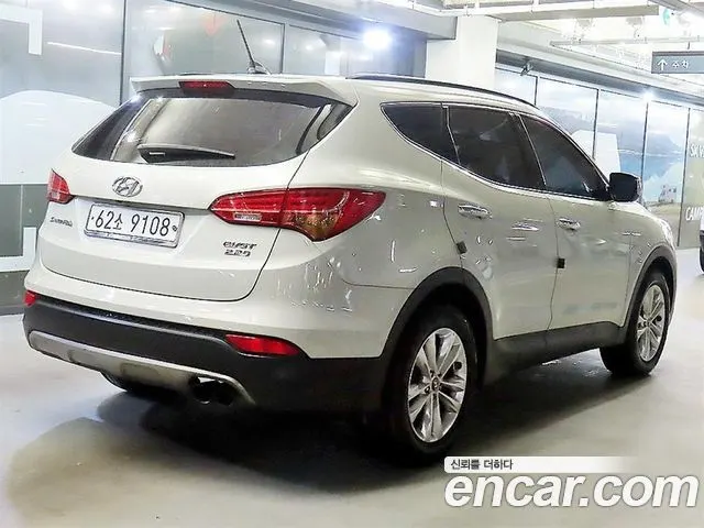 HYUNDAI SANTA FE 2014 — 177 732 км, белый-перламутр, Корея — под ключ — фото 4