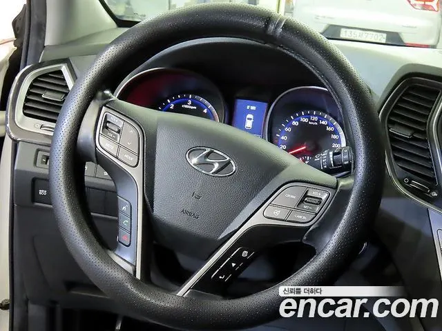 HYUNDAI SANTA FE 2014 — 177 732 км, белый-перламутр, Корея — под ключ — фото 8