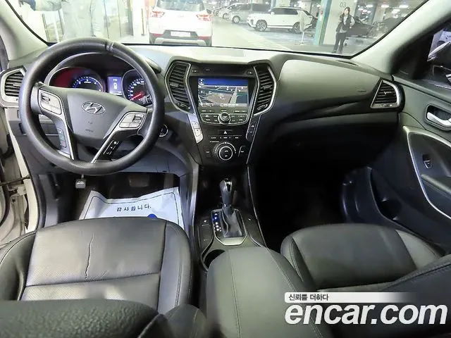 HYUNDAI SANTA FE 2014 — 177 732 км, белый-перламутр, Корея — под ключ — фото 10