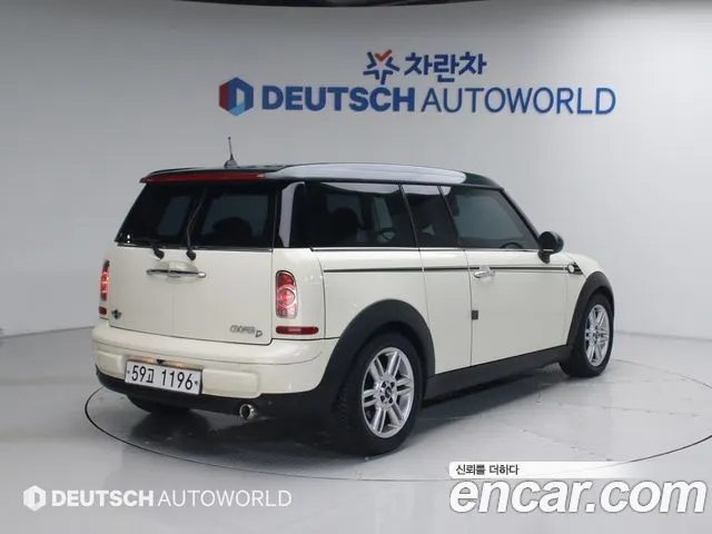 MINI COOPER D CLUBMAN 2013 — 95 320 км, белый, Корея — под ключ — фото 2