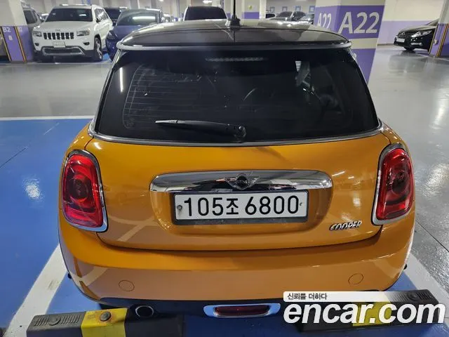 MINI COOPER 2017 — 153 000 км, оранжевый, Корея — под ключ — фото 4