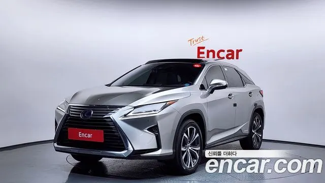 LEXUS RX450H 2019 — 66 797 км, светло-золотистый, Корея — под ключ — фото 1