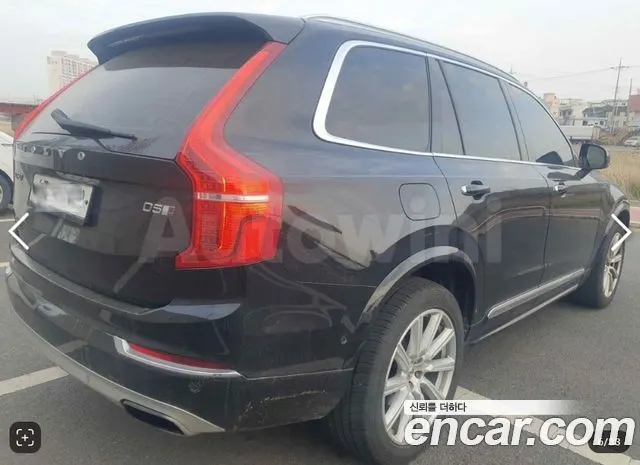VOLVO XC90 2017 — 298 223 км, чёрный, Корея — под ключ — фото 6