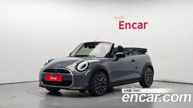 MINI COOPER S CONVERTIBLE 2025 — 7 927 км, серебристо-серый, Корея — под ключ — фото 1