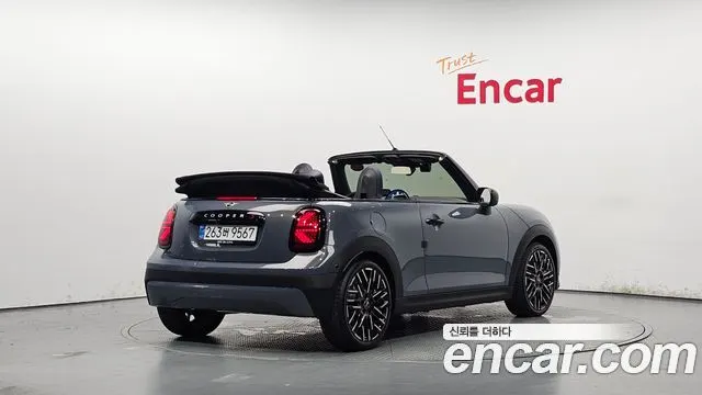 MINI COOPER S CONVERTIBLE 2025 — 7 927 км, серебристо-серый, Корея — под ключ — фото 2
