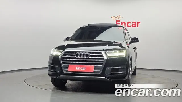 AUDI Q7 2019 — 54 000 км, чёрный, Корея — под ключ — фото 3