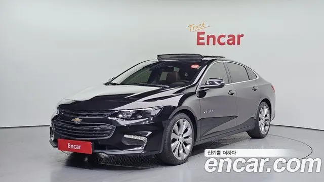 CHEVROLET MALIBU 2017 — 79 603 км, чёрный, Корея — под ключ — фото 1