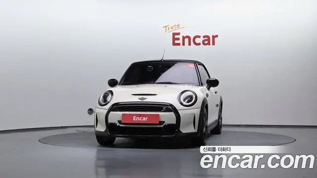 MINI COOPER S CONVERTIBLE 2022 — 133 056 км, белый-перламутр, Корея — под ключ — фото 3