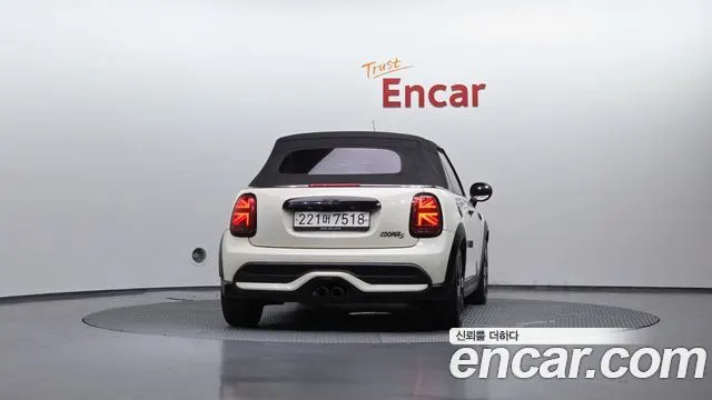 MINI COOPER S CONVERTIBLE 2022 — 133 056 км, белый-перламутр, Корея — под ключ — фото 4