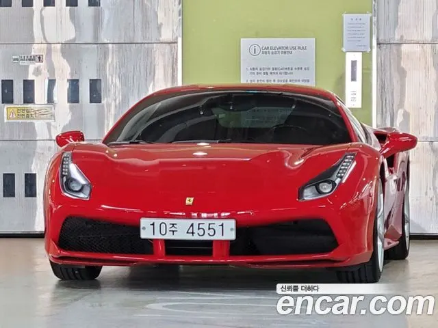 FERRARI 488 GTB 2018 — 20 300 км, Корея — под ключ — фото 1