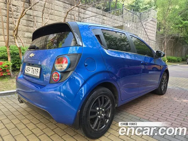 CHEVROLET AVEO HATCHBACK 2012 — 111 499 км, синий, Корея — под ключ — фото 5