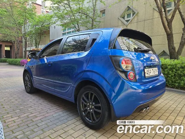 CHEVROLET AVEO HATCHBACK 2012 — 111 499 км, синий, Корея — под ключ — фото 7