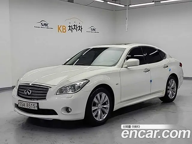 INFINITI M37 2011 — 178 151 км, белый, Корея — под ключ — фото 1