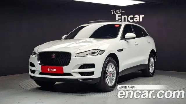 JAGUAR F-PACE 2018 — 150 191 км, белый, Корея — под ключ — фото 1