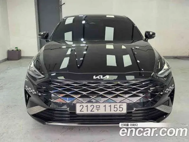 KIA K8 HYBRID 2022 — 77 395 км, чёрный, Корея — под ключ — фото 1