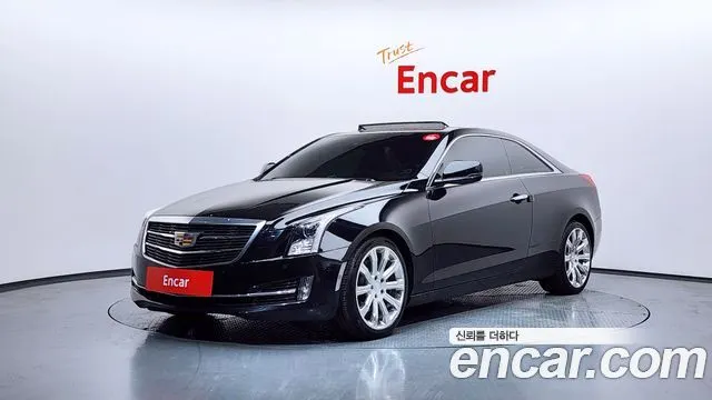 CADILLAC ATS 2016 — 139 734 км, чёрный, Корея — под ключ — фото 1