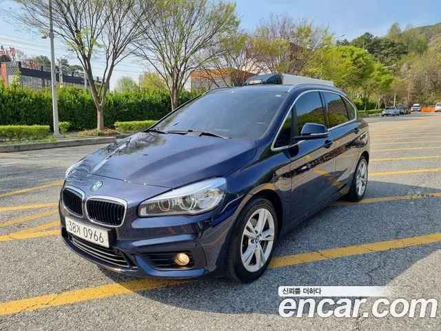 BMW 2 SERIES ACTIVE TOURER 2015 — 63 528 км, синий, Корея — под ключ — фото 12