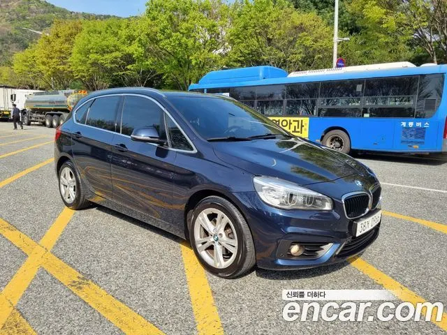 BMW 2 SERIES ACTIVE TOURER 2015 — 63 528 км, синий, Корея — под ключ — фото 3