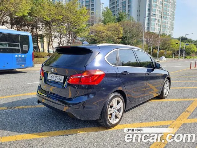 BMW 2 SERIES ACTIVE TOURER 2015 — 63 528 км, синий, Корея — под ключ — фото 6