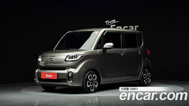 KIA RAY 2021 — 89 092 км, светло-золотистый, Корея — под ключ — фото 1