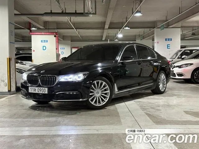 BMW 7 SERIES 2016 — 135 000 км, чёрный, Корея — под ключ — фото 11