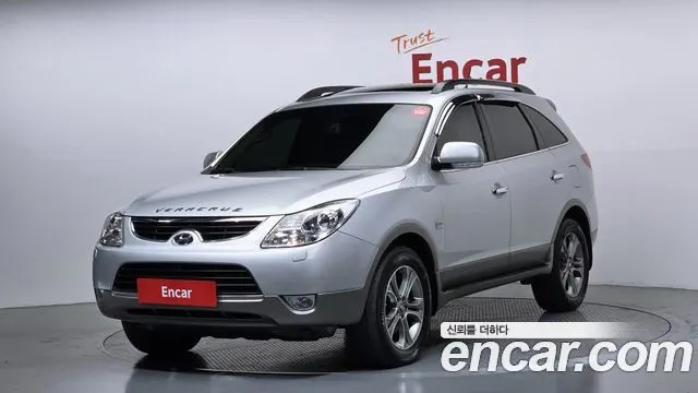HYUNDAI VERACRUZ 2014 — 193 714 км, серебристо-серый, Корея — под ключ — фото 1