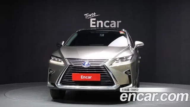 LEXUS RX450H 2017 — 58 301 км, светло-золотистый, Корея — под ключ — фото 3