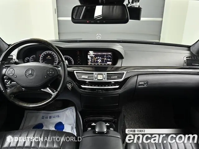 MERCEDES-BENZ S-CLASS W221 2013 — 228 800 км, чёрный, Корея — под ключ — фото 7