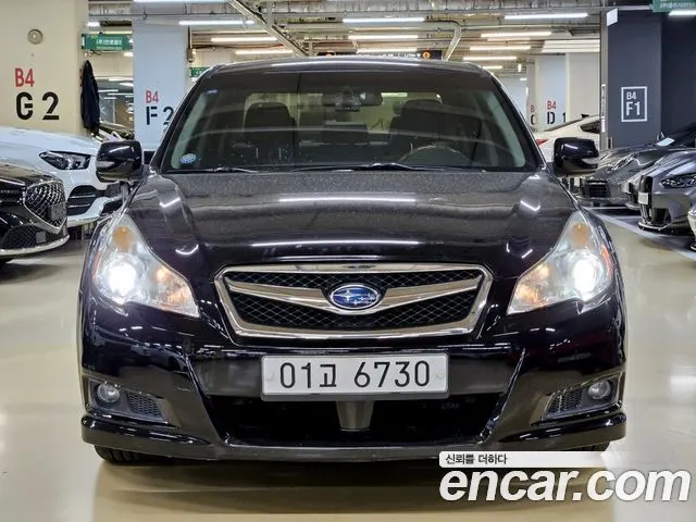 SUBARU LEGACY 2010 — 108 000 км, чёрный, Корея — под ключ — фото 3