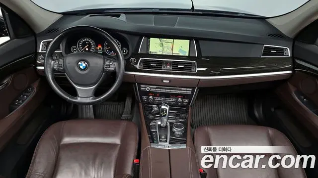 BMW 5 SERIES GT 2016 — 131 565 км, синий, Корея — под ключ — фото 7