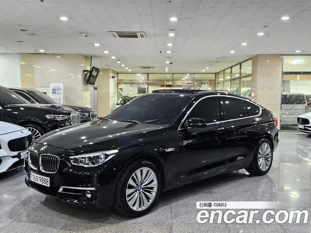 BMW 5 SERIES GT 2015 — 95 411 км, чёрный, Корея — под ключ — фото 11