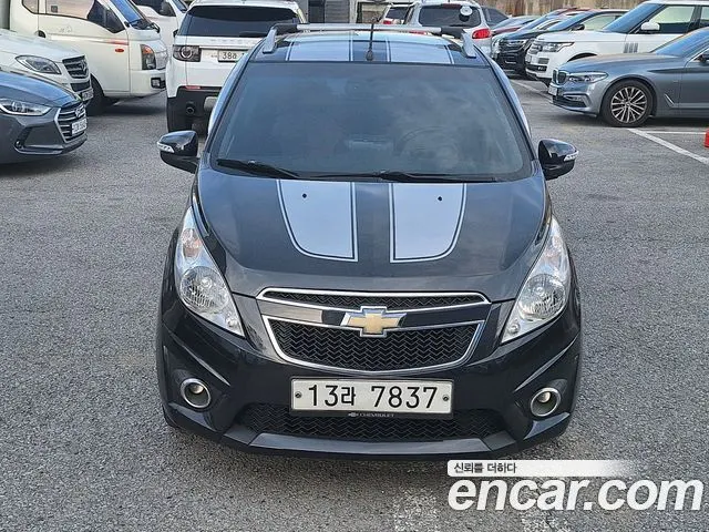 CHEVROLET SPARK 2012 — 126 000 км, чёрный, Корея — под ключ — фото 2