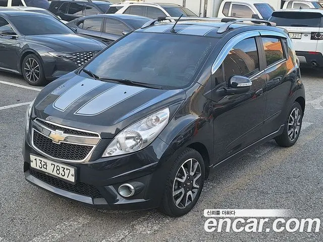 CHEVROLET SPARK 2012 — 126 000 км, чёрный, Корея — под ключ — фото 4
